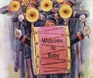 Welcome to Roby postcard