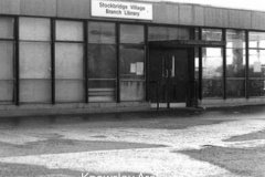 Entrance to Stockbridge Library, Stockbridge Village