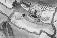Tarbock Hall plan, 1700s